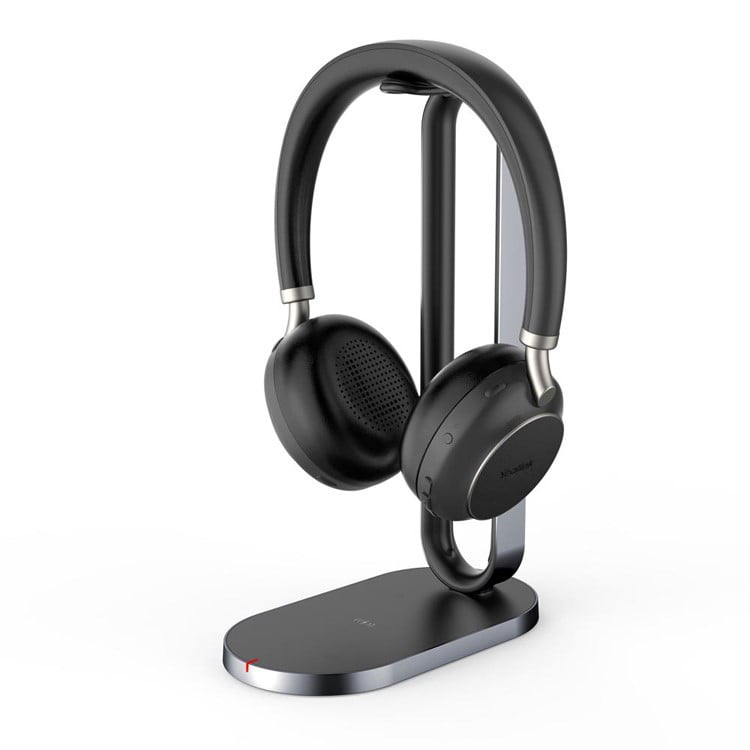 YEALINK - BH76 - Stereo BT Headset with USB-C dongle + ANC (MS Certified) (Black) (Supports Wireless Charging)