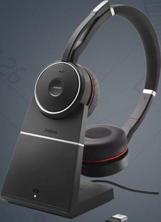 Jabra Evolve 75 UC STEREO Headset with Link 370 Jabra Evolve 75 UC STEREO Headset with Link 370
