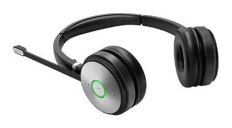 YEALINK - WH62 - Stereo Dect Wireless Headset with Base (Micro USB) (MS Certified) (Black)