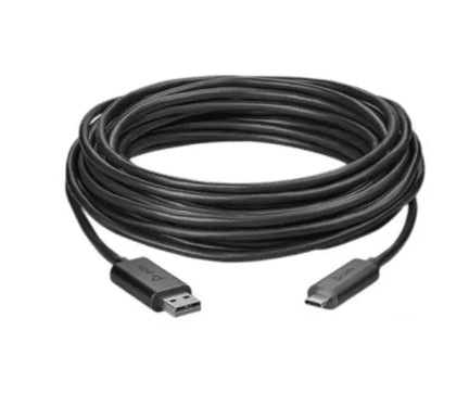 CABLE 25M active optical USB 3.1 cable, Type A to C. Slim type C connector shell