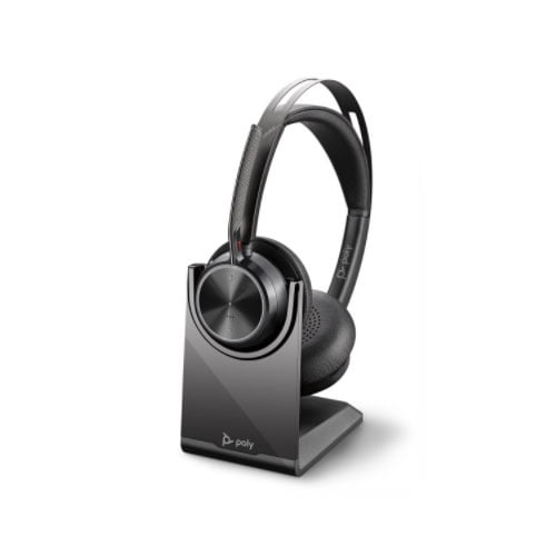 Voyager Focus 2 UC - STEREO Bluetooth headset with Active Noise Cancelling (ANC) USB-C (with Charge Stand)