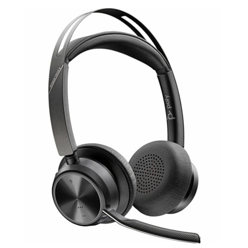 Voyager Focus 2 UC - STEREO Bluetooth headset with Active Noise Cancelling (ANC) USB-A (with Charge Stand)