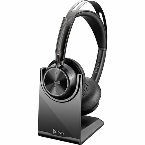 Voyager Focus 2 UC - STEREO Bluetooth headset with Active Noise Cancelling (ANC) USB-C (with Charge Stand) (Microsoft)
