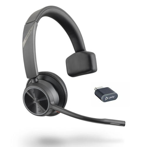 VOYAGER 4310 UC - MONO Bluetooth Headset with USB-C dongle (no stand) (Microsoft)