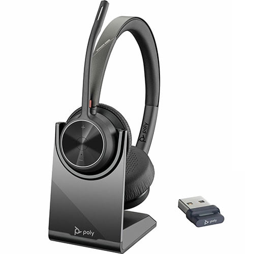 VOYAGER 4320 UC - STEREO Bluetooth Headset with USB-A dongle and Charge Stand VOYAGER 4320 UC - STEREO Bluetooth Headset with USB-A dongle and Charge Stand