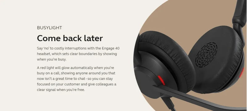 Jabra Engage 40 - USB-A UC Stereo