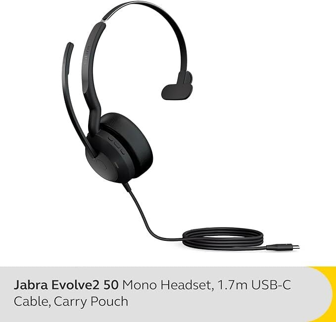 Jabra Evolve2 50 USB-C MS Mono