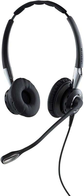 Jabra BIZ™ 2400 II Stereo USB Type: 82 E-STD Noise-Cancelling, USB connector with mute-button and volume control, Microphone boom: FreeSpin Jabra BIZ™ 2400 II Stereo USB Type: 82 E-STD Noise-Cancelling, USB connector with mute-button and volume control, Microphone boom: FreeSpin