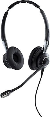 Jabra BIZ™ 2400 II STEREO Contact Centre Headset (Type: 82) (NC = Noise-Cancelling) Freespin Microphone boom