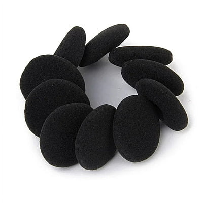 Black Ear Cushion for BH72 (5 Pairs)