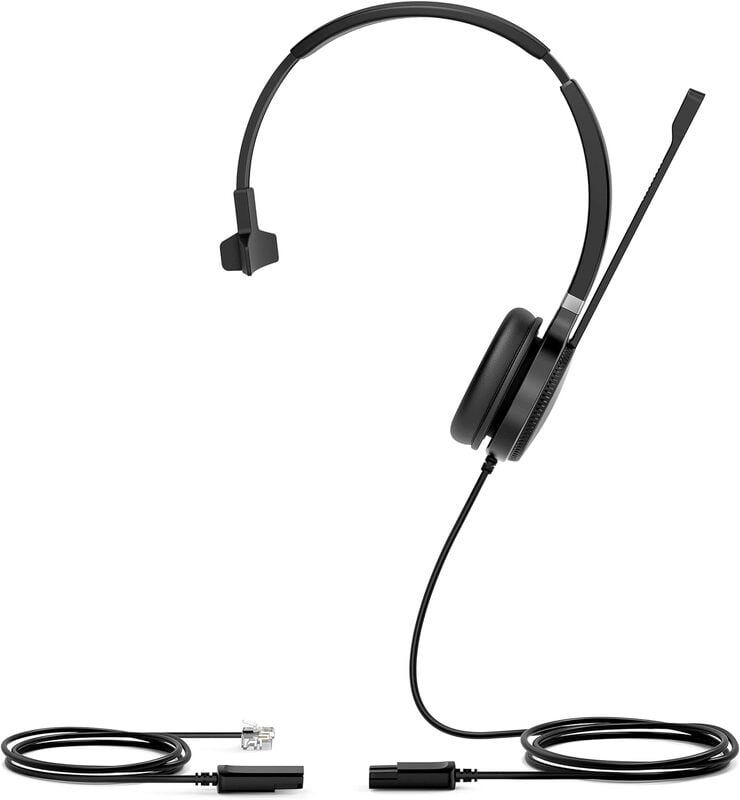 YEALINK - YHS36 - Mono Wideband Noise-Canceling Headset for Yealink IP Phone (QD) (Leatherette)