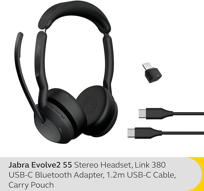 Jabra Evolve2 55 Link380a UC Stereo