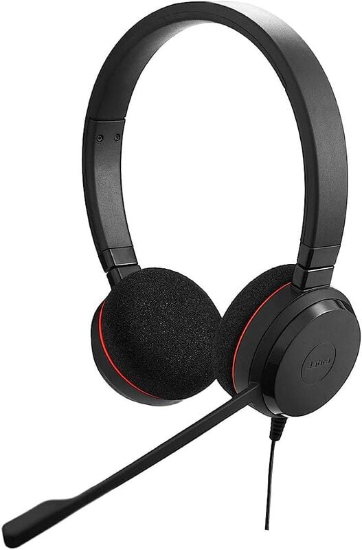 Jabra EVOLVE 20 UC STEREO USB Headband, Noise cancelling, with mute and volume control on the cord, Foam ear cushion Jabra EVOLVE 20 UC STEREO USB Headband, Noise cancelling, with mute and volume control on the cord, Foam ear cushion