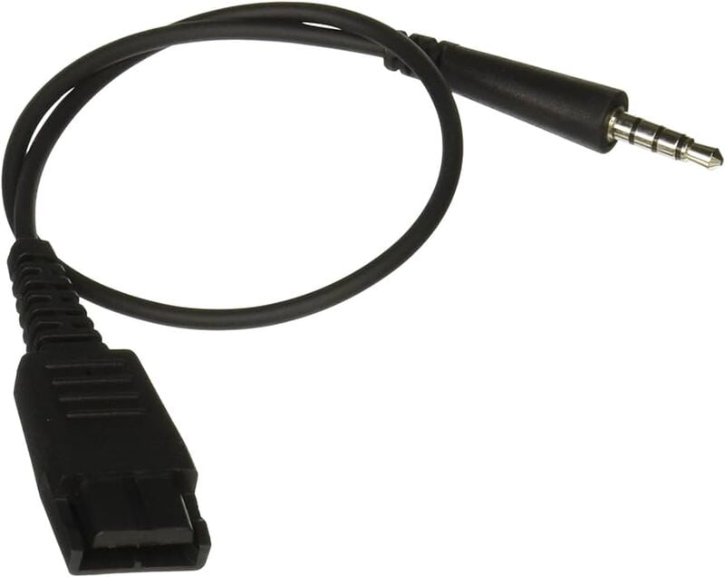 Headset Cord for Jabra Speak™ 410/510, Jack 3.5 mm straight to QD