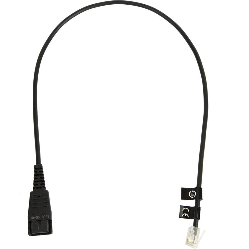 QD Cord to RJ10, straight, 0,5 meters, standard-allocation