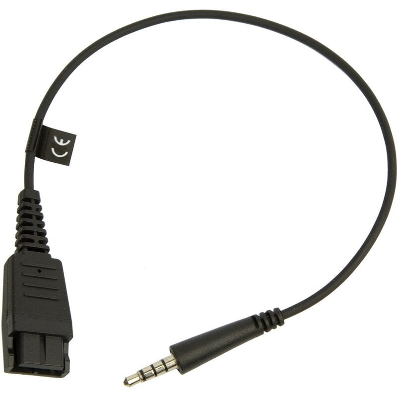 Headset Cord for Jabra Speak™ 410/510, Jack 3.5 mm straight to QD