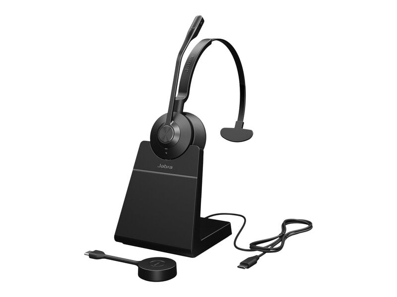 Jabra Engage 55 UC MONO USB-C with Charging Stand, EMEA/APAC Jabra Engage 55 UC MONO USB-C with Charging Stand, EMEA/APAC