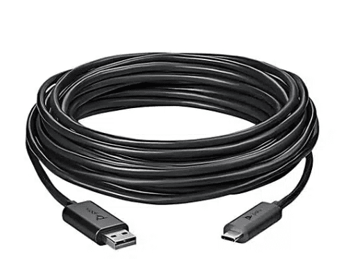 CABLE 10M active optical USB 3.1 cable, Type A to C. Slim type C connector shell