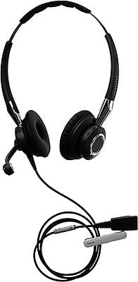 Jabra BIZ™ 2400 II STEREO Contact Centre Headset (Type: 82) IP Wideband-Headset (QD) E-STD, Noice-Cancelling microphone boom: FreeSpin