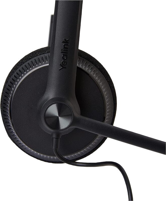 YEALINK - YHS34 Lite - Stereo Wideband Headset for Yealink IP Phone (QD) (Foam)