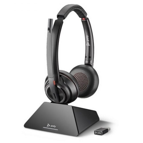 Savi UC - 8220 Wireless Dect Headset with D200 USB-A dongle, OTH, STEREO