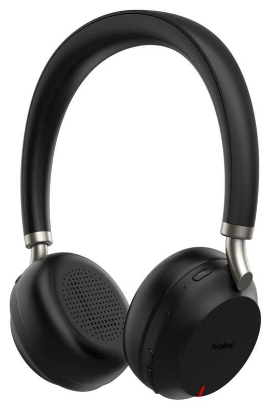 YEALINK - BH72 - Stereo BT Headset with USB-C dongle (MS Certified) (Black) (Supports Wireless Charging)