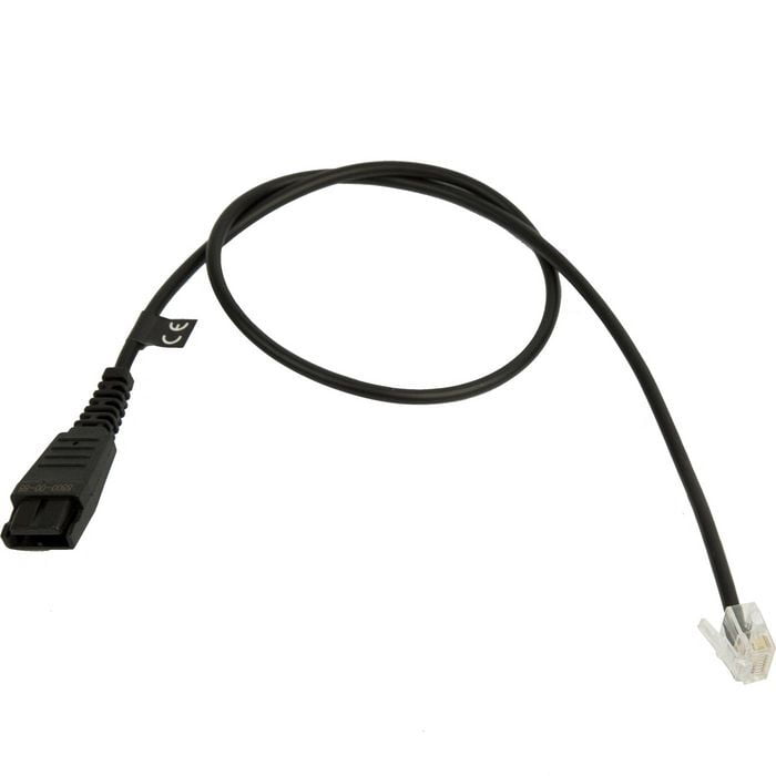 QD Cord to RJ45, straight, 0,5 meters; for Agfeo ST40