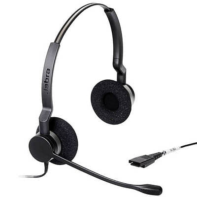 Jabra BIZ™ 2300 Stereo Type: 82 E-STD, Noice Cancelling microphone boom: FreeSpin (headband)