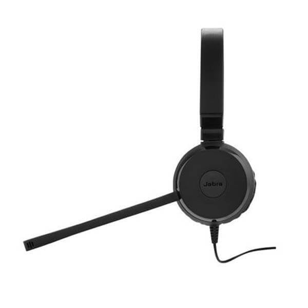 Jabra EVOLVE 20 MS STEREO USB Headband Noise cancelling, with mute and volume control on the cord, Leatherette ear cushion (Microsoft optimized) (Special Edition)