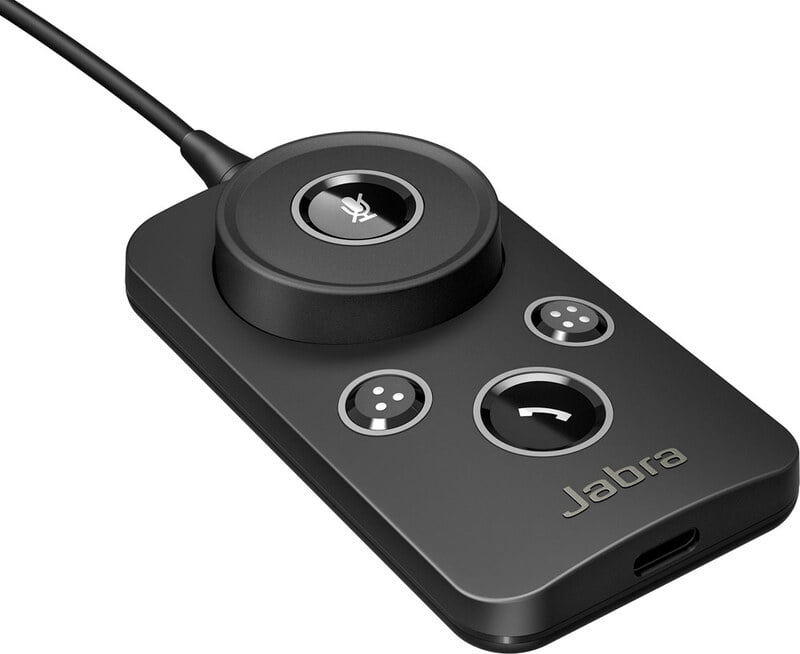 Jabra Engage LINK MS (USB-C) call control, volume adjustment and programmable buttons Jabra Engage LINK MS (USB-C) call control, volume adjustment and programmable buttons