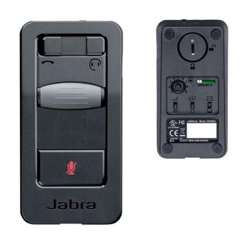 Jabra LINK™ 860 Amplifier, send and receive amplifier, mute function, volume button, for PC and deskphone.