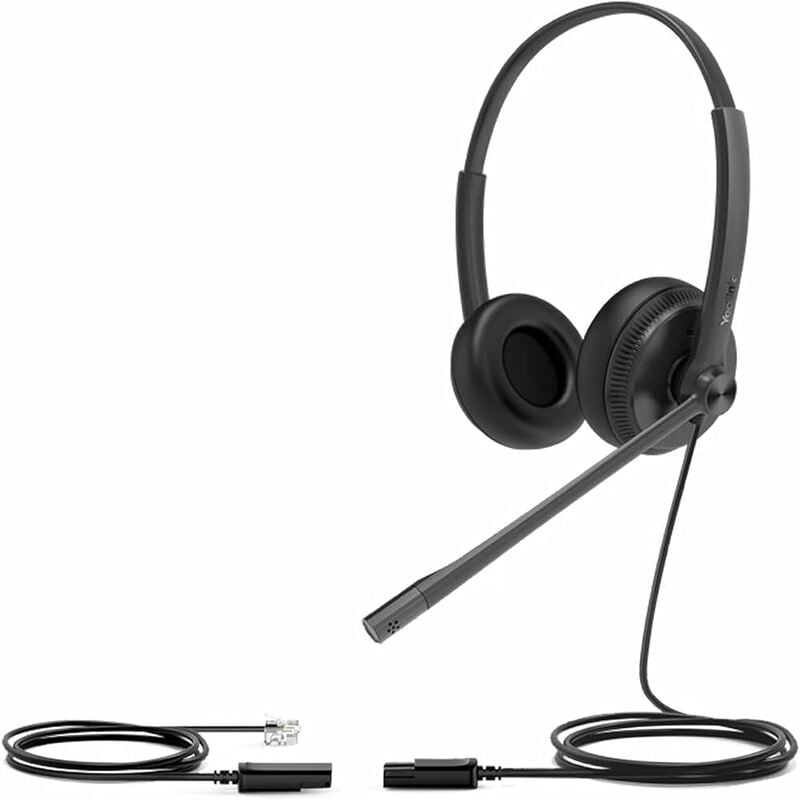 YEALINK - SPARE - YHM342 - Stereo Wideband QD Headset for Yealink IP Phone (leatherette) YEALINK - SPARE - YHM342 - Stereo Wideband QD Headset for Yealink IP Phone (leatherette)