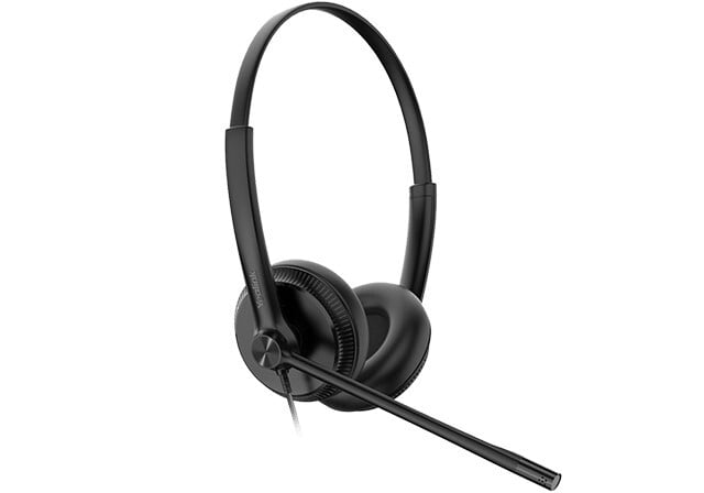 YEALINK - UH34 SE - Stereo Corded Headset (USB-C + 3.5mm) (MS Certified) (Leatherette)