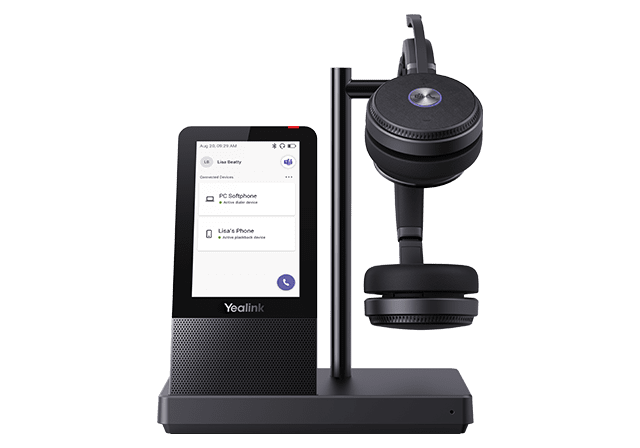 YEALINK - WH66 - Stereo Prem Dect Wireless Headset with Base (Micro USB) (MS Certified) (Black) YEALINK - WH66 - Stereo Prem Dect Wireless Headset with Base (Micro USB) (MS Certified) (Black)