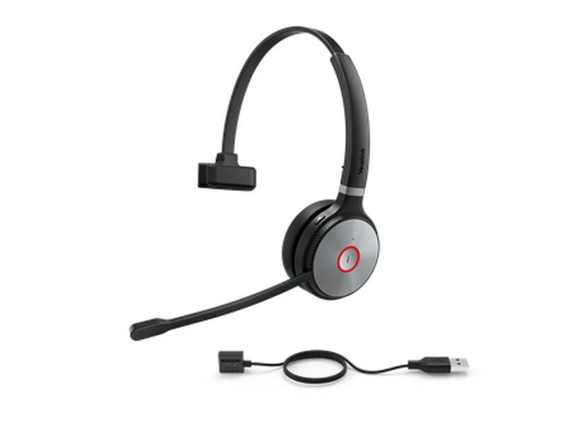 YEALINK - WHM621 - Mono Dect Headset with charging cable for W70B/W80/W90