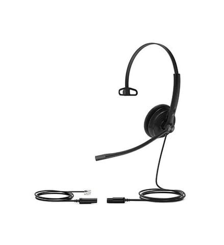 YEALINK - YHS34 Lite - Mono Wideband Headset for Yealink IP Phone (QD) (Foam)