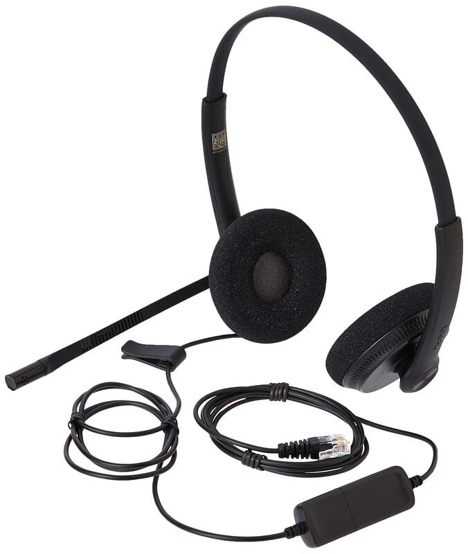 YEALINK - YHS34 Lite - Stereo Wideband Headset for Yealink IP Phone (QD) (Foam)