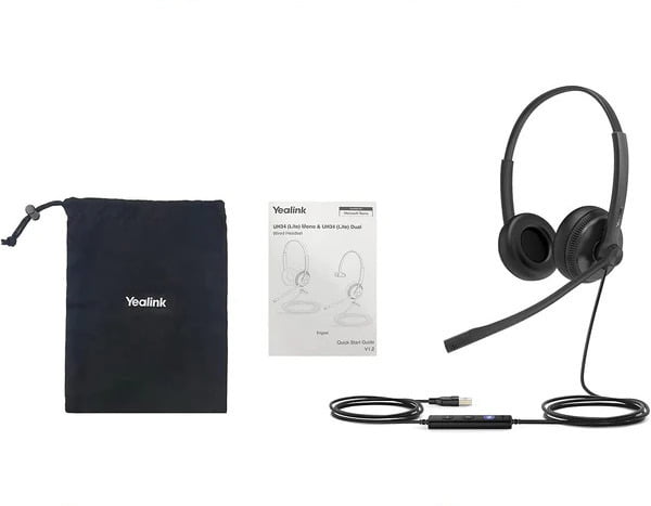 YEALINK - SPARE - Drawstring Bag Black for UH36 YEALINK - SPARE - Drawstring Bag Black for UH36