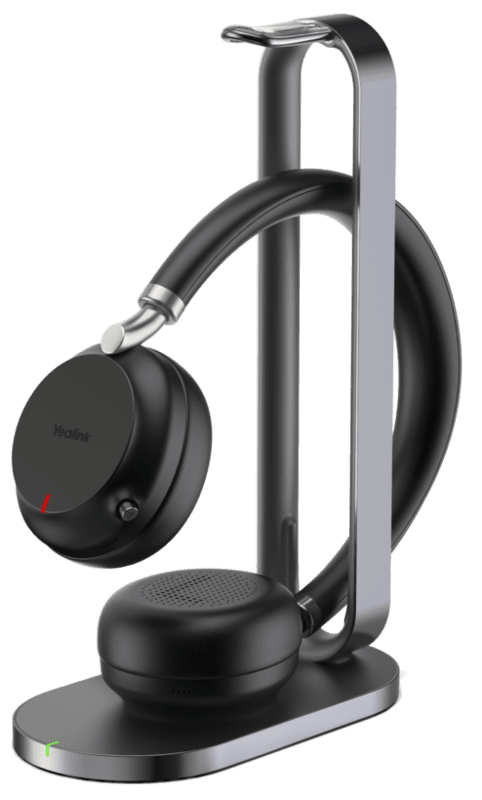YEALINK - BH72 - Stereo BT Headset with USB-C dongle and Charge Stand (MS Certified) (Black)