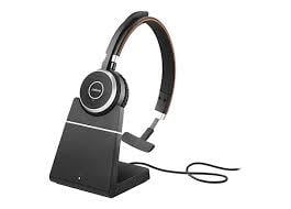 Jabra Evolve 65 SE MONO Headset with Link380a (USB-A) (UC) (with Stand)