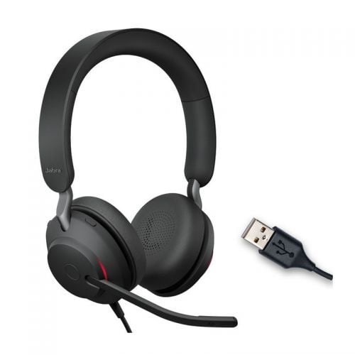 Jabra Evolve2 40 STEREO USB-A Headset (Microsoft Version) (replaced by SE version)