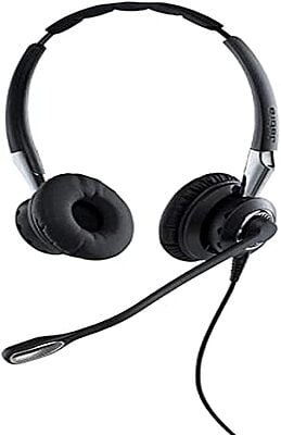 Jabra BIZ™ 2400 II STEREO Contact Centre Headset (Type: 72) (UNC = Ultra-Noise-Cancelling) Freespin Microphone boom