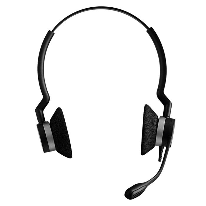 Jabra BIZ™ 2300 USB Stereo, Type: 82 E-STD, Microphone boom: FreeSpin (headband), USB connector, with mute-button and volume control on the cord