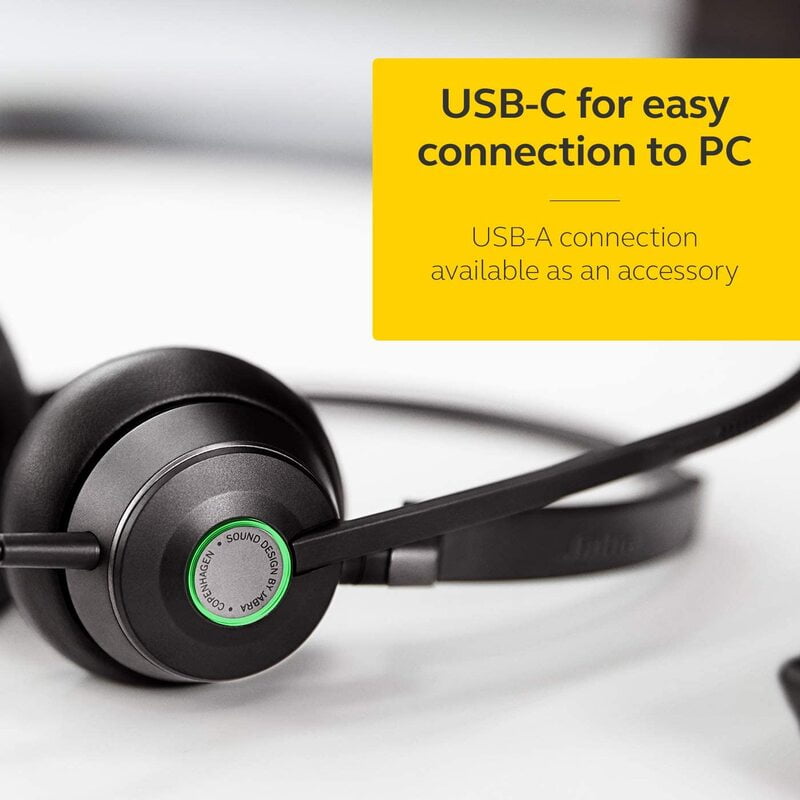 "Engage 50 MONO, USB-C. Jabra Engage 50 MONO headset with USB-C connector. "Engage 50 MONO, USB-C. Jabra Engage 50 MONO headset with USB-C connector.