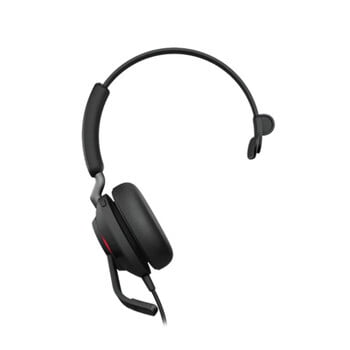 MONO headset ONLY for Jabra EVOLVE 40 UC with 3.5mm Jack  (without USB Controller), headband, discret boomarm