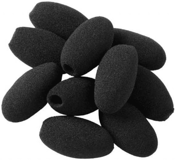 Windfilter foam wind screen for Jabra BIZ™ 2400 (also for PRO™ 9400) - 10 pieces pack