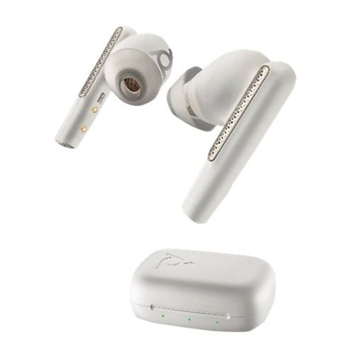 VOYAGER FREE 60 UC WITH BASIC CHARGE CASE, (COMPUTER & MOBILE), UC VERSION, USB-A, TRUE WIRELESS EARBUDS, WHITE