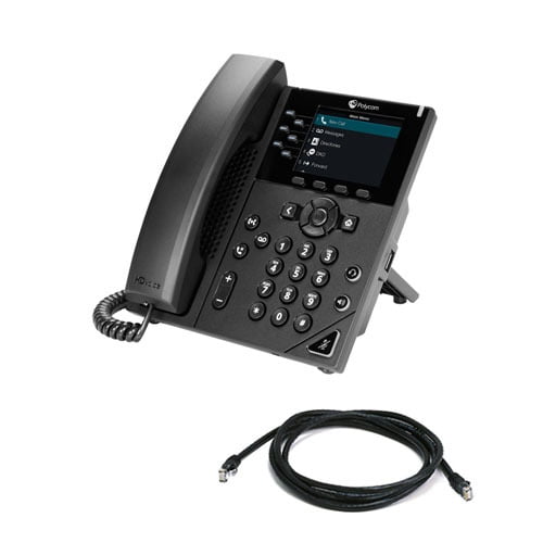 OBi Edition VVX 350 6-line Desktop Business IP Phone with dual 10/100/1000 Ethernet ports. PoE only. Ships without power supply. OBi Edition VVX 350 6-line Desktop Business IP Phone with dual 10/100/1000 Ethernet ports. PoE only. Ships without power supply.