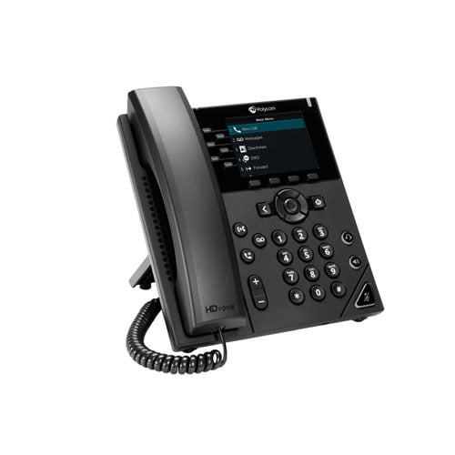 OBi Edition VVX 350 6-line Desktop Business IP Phone with dual 10/100/1000 Ethernet ports. PoE only. Ships without power supply. OBi Edition VVX 350 6-line Desktop Business IP Phone with dual 10/100/1000 Ethernet ports. PoE only. Ships without power supply.