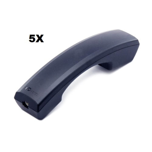 HANDSET - 5-pk handset and cord for VVX x50 and CCX 400/500/505/600/700 with handset.